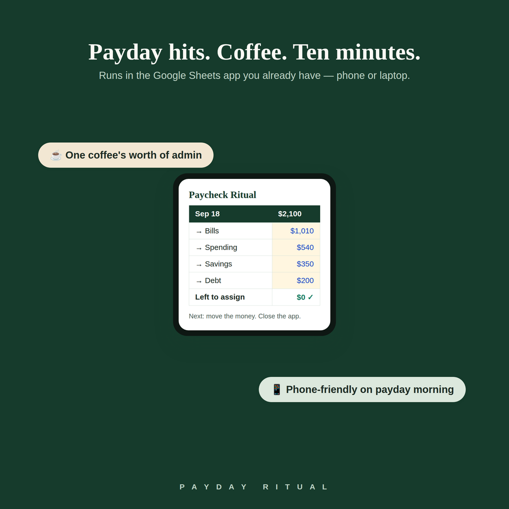The Payday Ritual System — 2026/2027 Edition